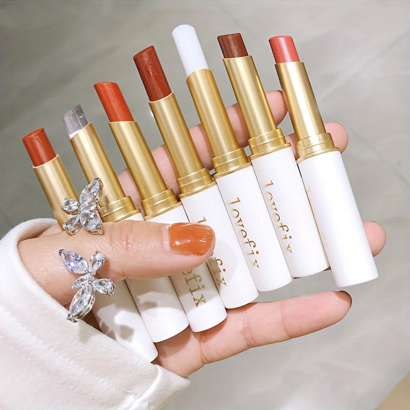 3-Piece Long Lasting Lipstick Set with Nutritious Lip Balm