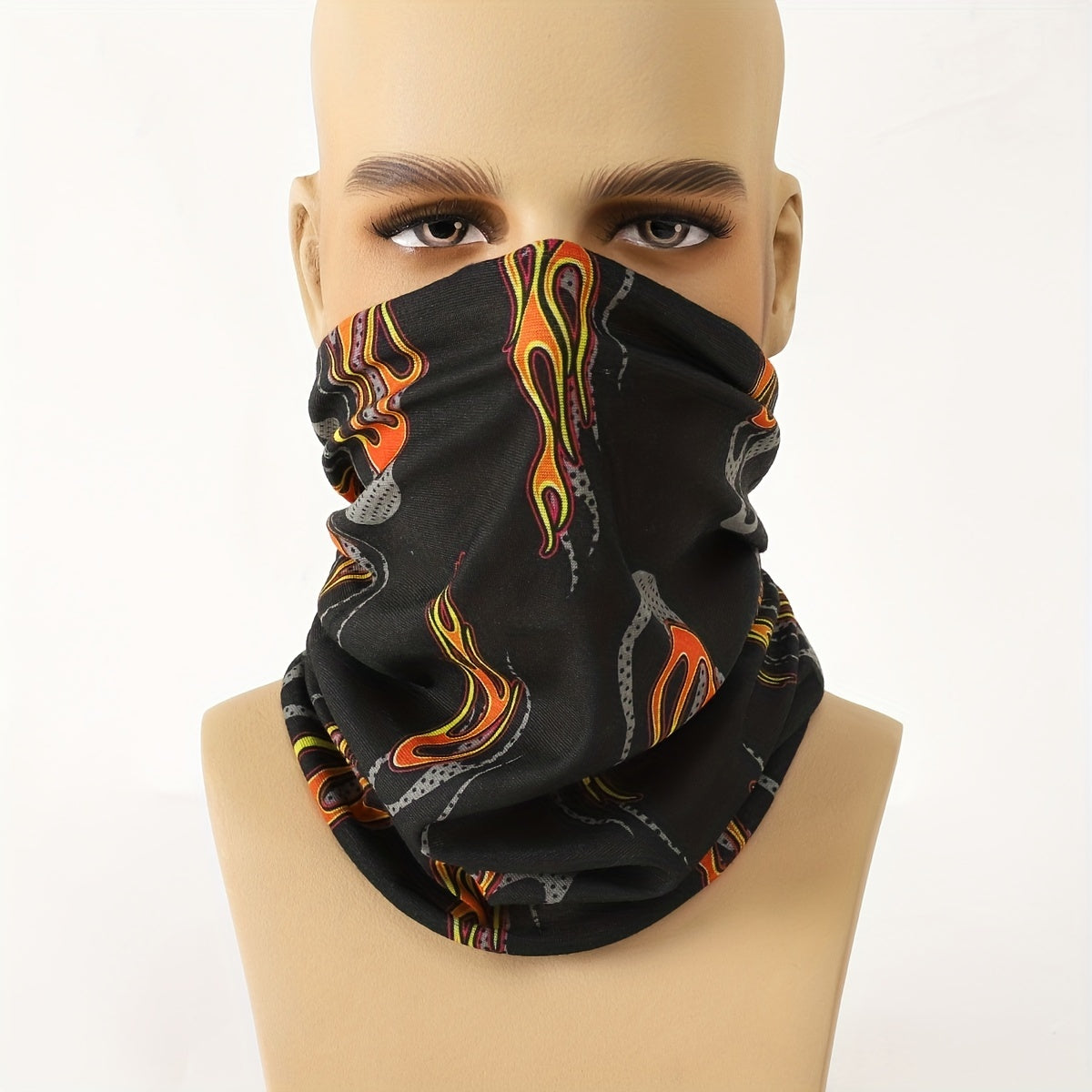 Men's Outdoor Printed Neck Scarf