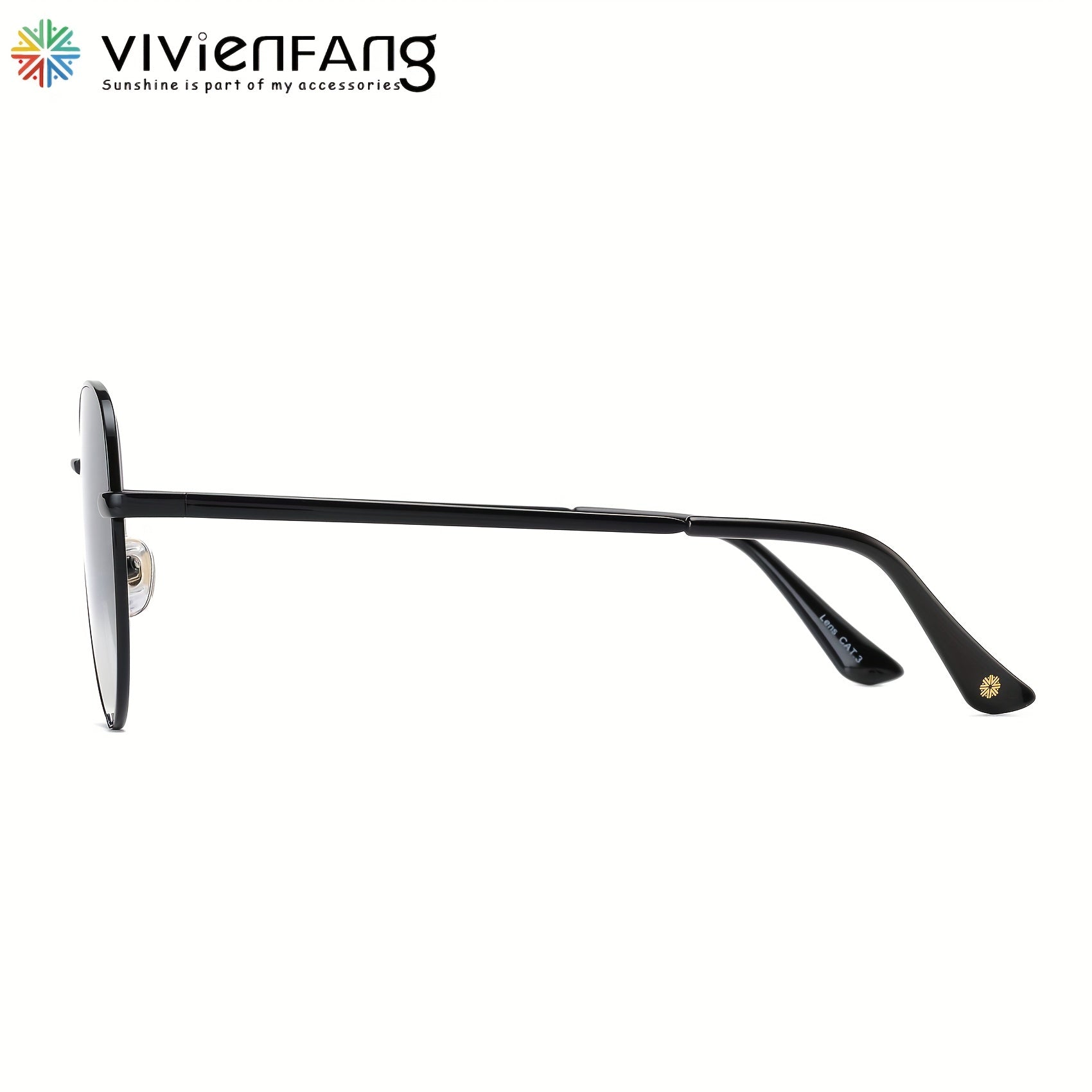 VIVIENFANG Classic Polarized Aviator Sunglasses 61mm UV400 Eye Protection