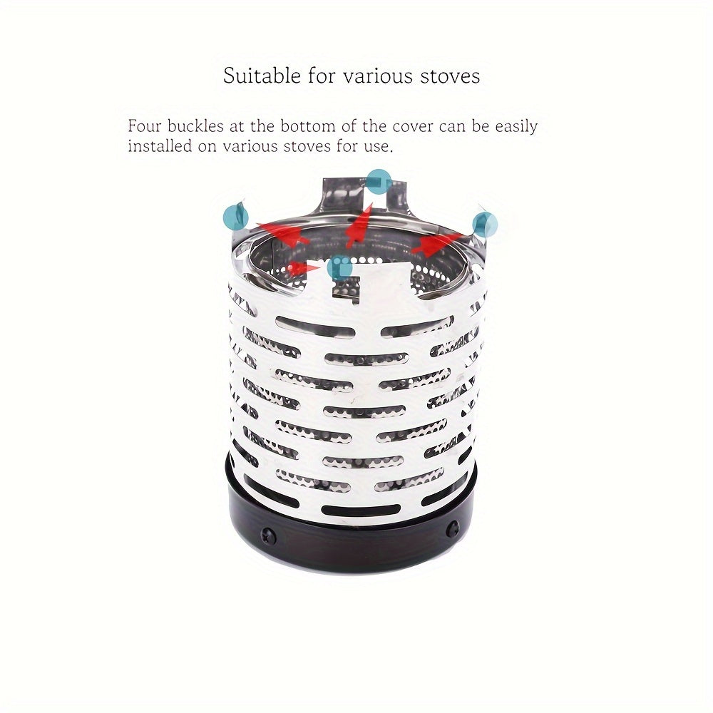 Stainless Steel Windproof Windshield for Outdoor Camping Heater