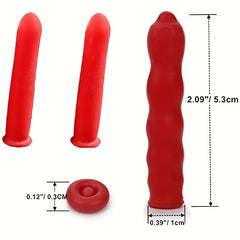 10pcs Glass Glue Nozzle Sealing Ring Protective Cover