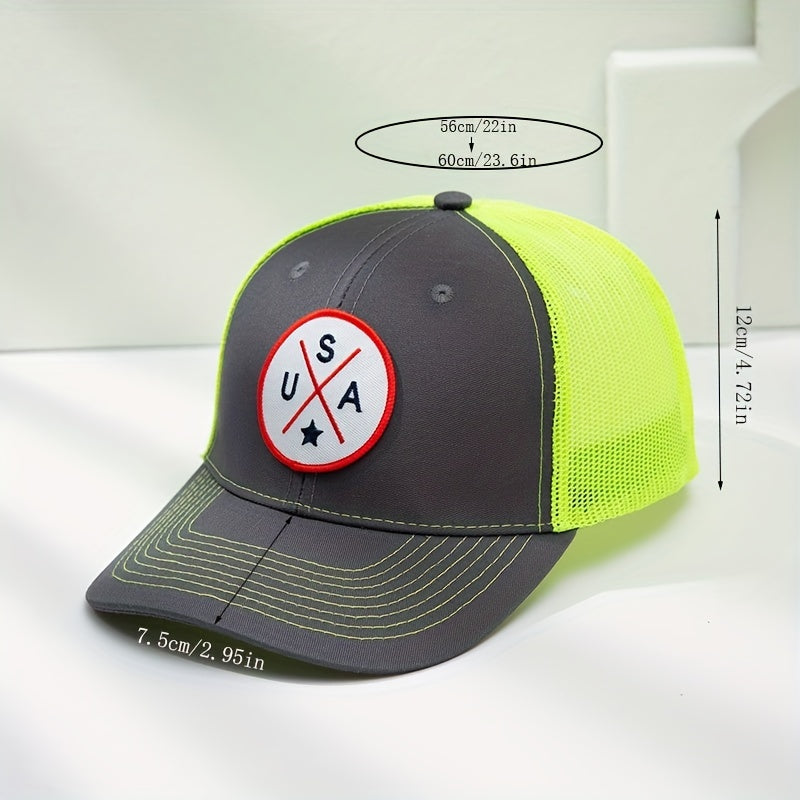 Adjustable Unisex Baseball Cap w/Embroidery for Outdoor Sport