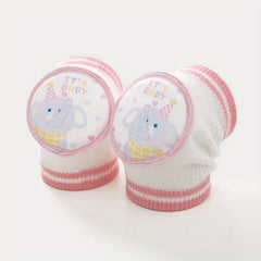 Baby Safety Cartoon Knee & Elbow Pads for Crawling Fun