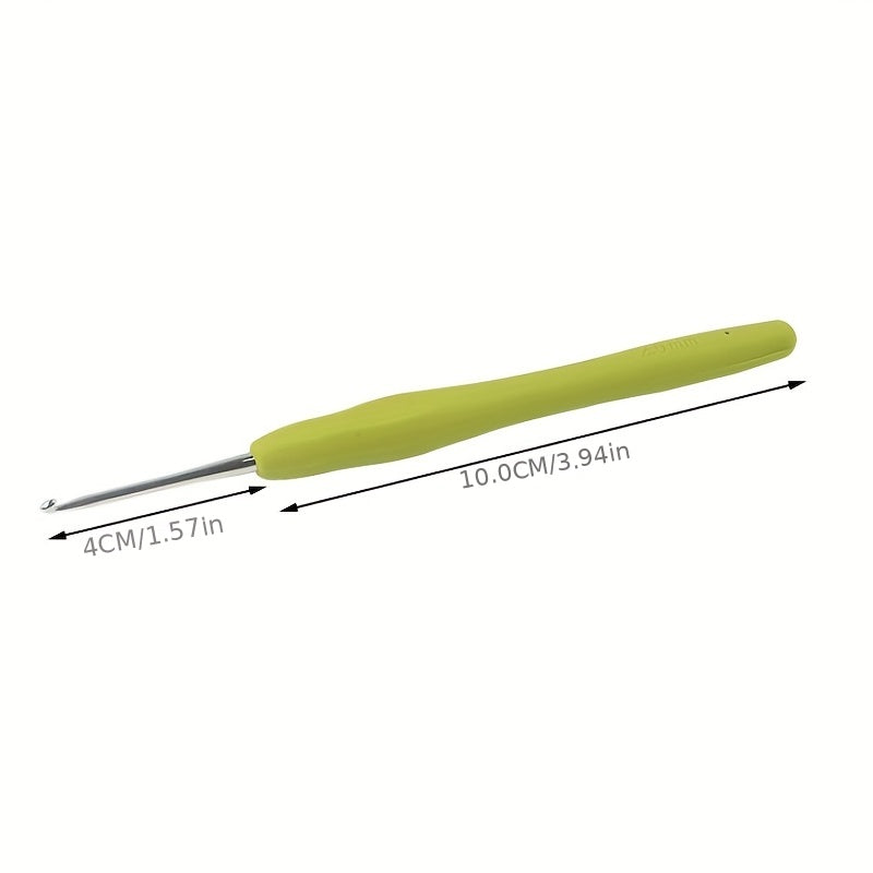 1pc Crochet Hooks Set 2mm Ergonomic Handle For Beginners & Experience