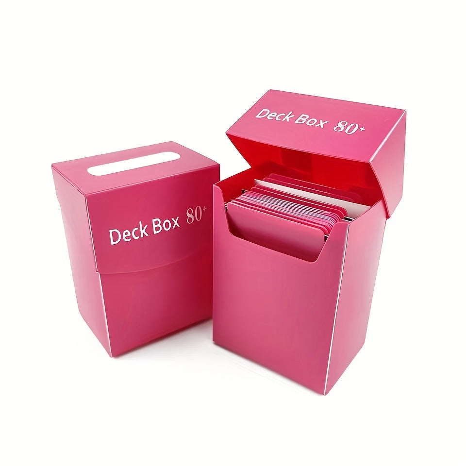 Game Card Box Holds 80 Cards Waterproof Mini Storage Box Random Color