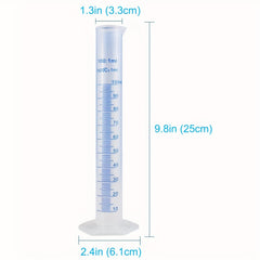 12pcs Double Sided Lab Graduated Cylinder Set Science Lab Supplies