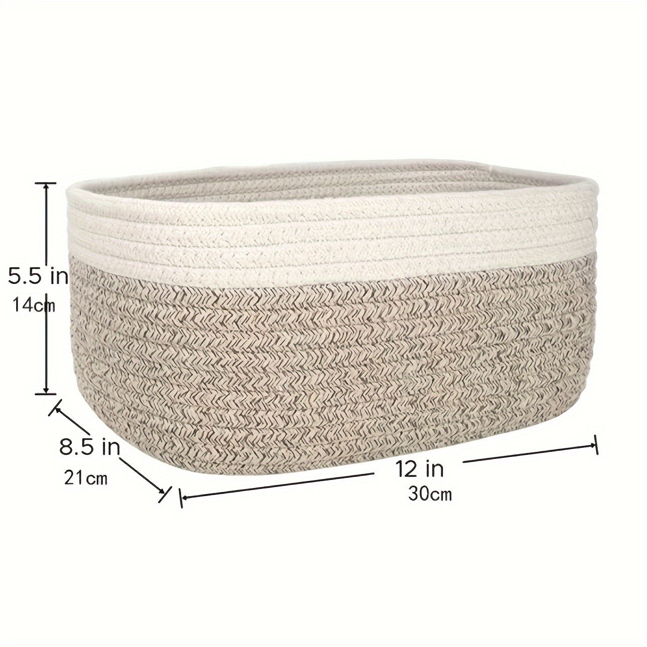 Rope Weaving Desktop Storage Basket Miscellaneous Items Cosmetics Clothing