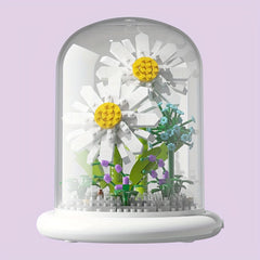 Flowers Building Blocks DIY Feverfew Model Assembled Toy