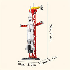 Space Rocket Building Blocks Model Toy for Kids
