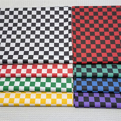 8pcs Checkerboard Fabric 9.8x9.8in Buffalo Check Cotton Fabric for Sewing DIY