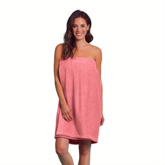 Women's Wearable Bath Towel Wrap Soft Absorbent Skirt