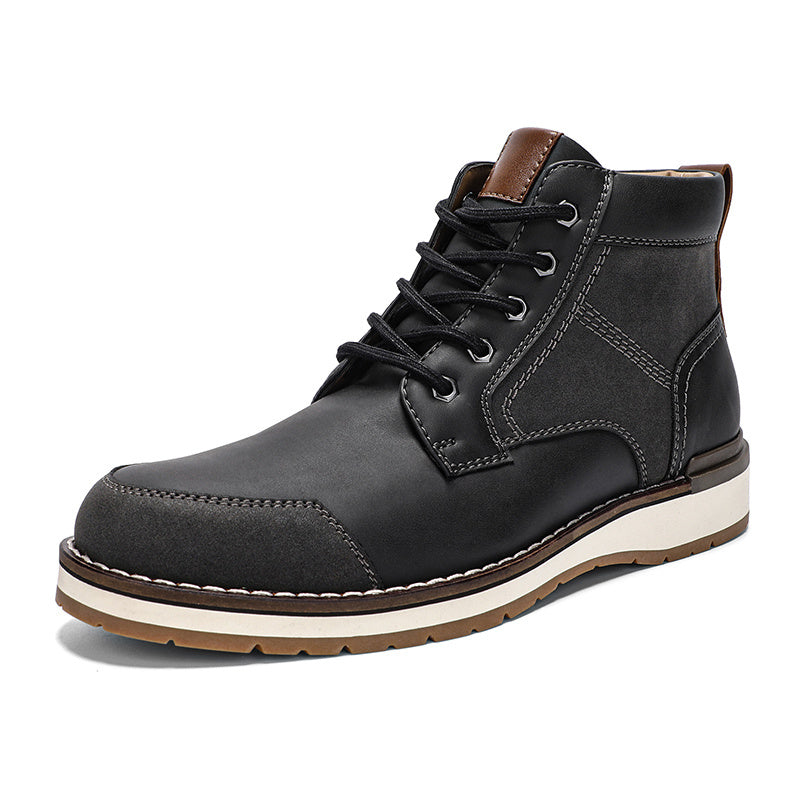 Men's Retro Round Toe Chukka Boots
