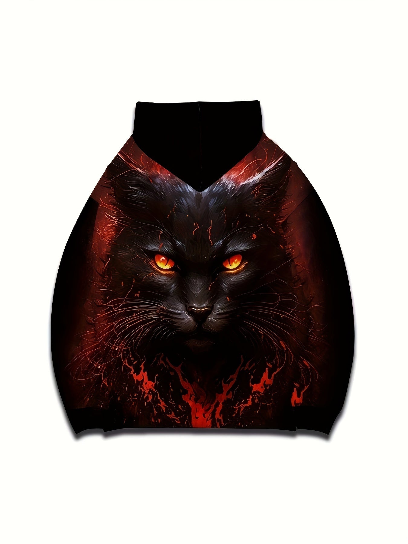 Men's Graphic 3D Print Hoodie Loose Pullover for Autumn Winter