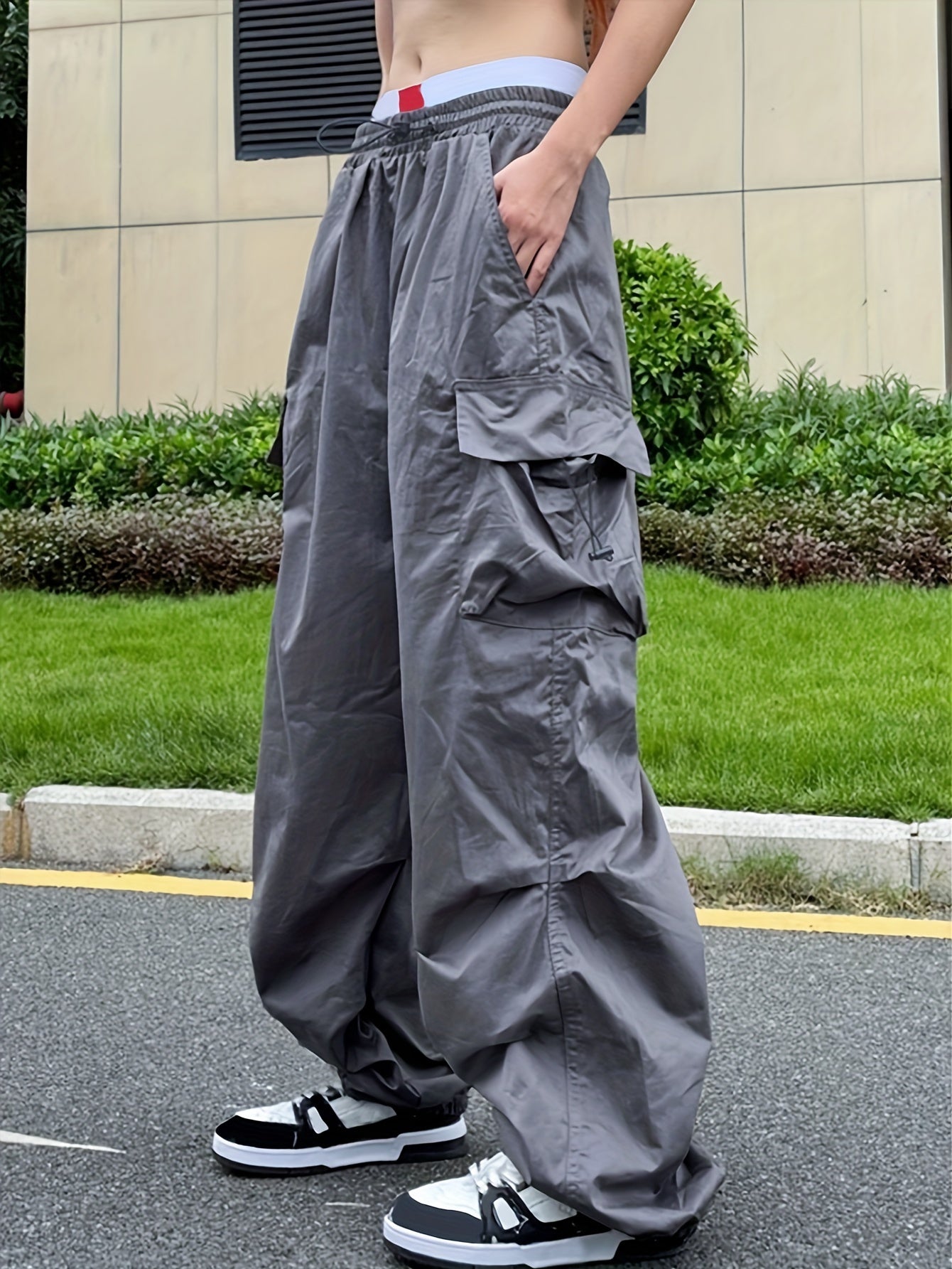Y2K Street Style Cargo Pants Women Casual Loose Sports Hiking Athleisure