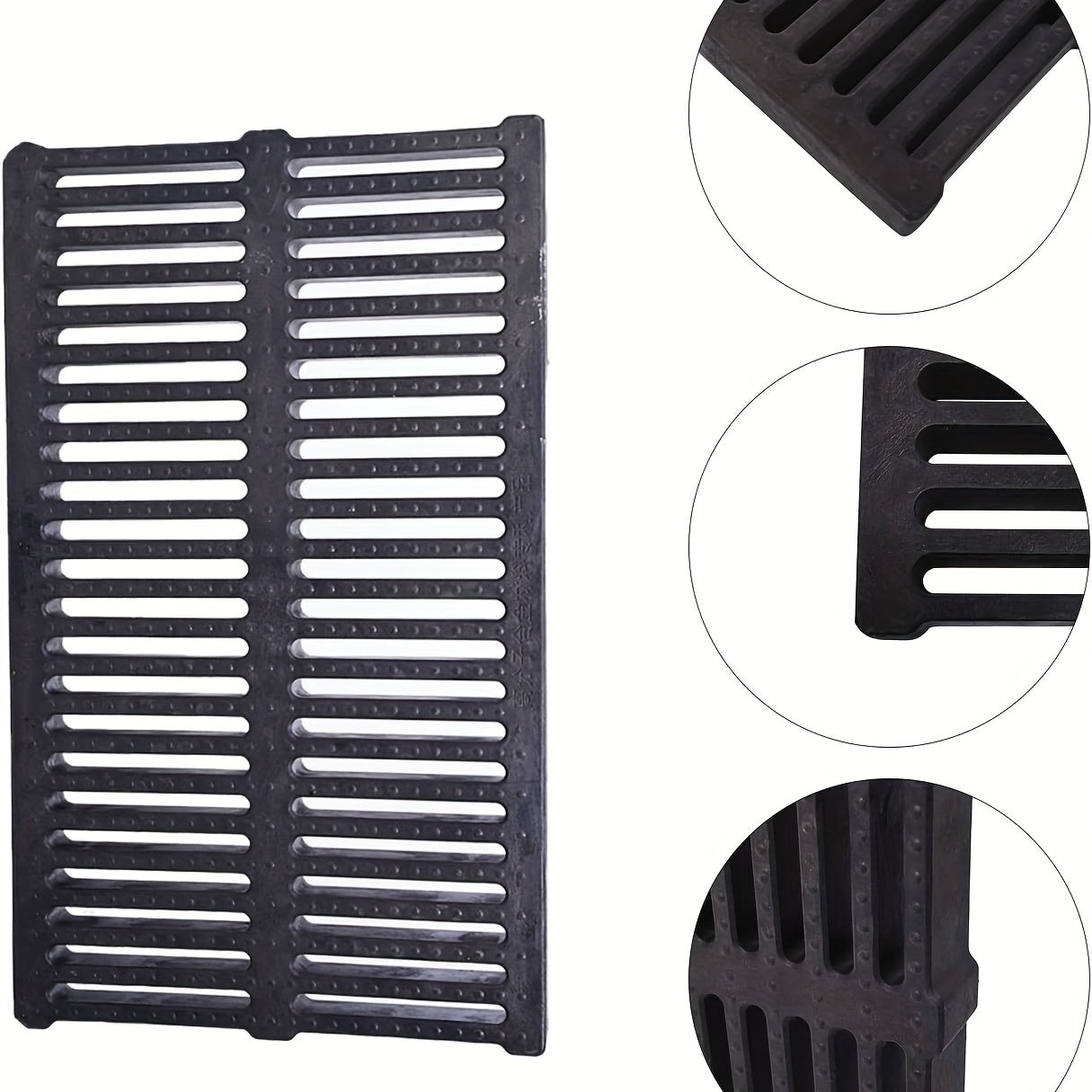 High Molecule Sewer Cover Resin Filter Board Rainwater Grille Rectangle Drain