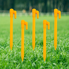 Heavy Duty Beach & Camping Tent Stakes - Windproof Plastic Nails