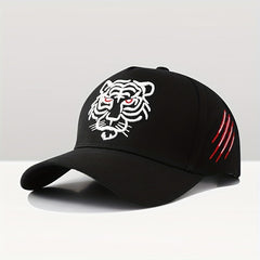 Unisex Tiger Head Pattern Baseball Cap for Outdoor Sport