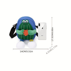 Ugly Frog Crossbody Bag Animal Shoulder Bag Stuffed Coin Purse
