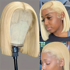 10A Brazilian Blonde Bob Wig 13x4 Lace Front Human Hair