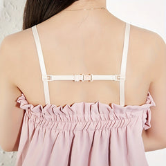 Invisible Bra Strap Clips Adjustable Non slip Elastic Shoulder Belt