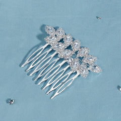 Rhinestone Alloy Hair Comb Head Jewelry for Prom Birthday Party