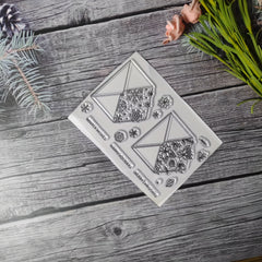 Flower Theme Stamp for DIY Hand Account Card Making
