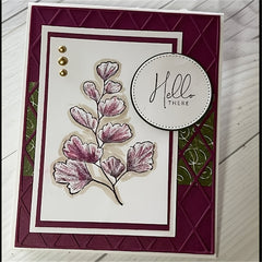 Leaf Metal Cutting Dies & Stamps Set for Scrapbooking