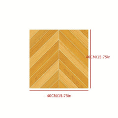 Wood Grain Tile Stickers Waterproof Self Adhesive Thicken