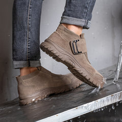 Steel Toe Boots Wear-resistant Puncture-Proof Waterproof Work Boots