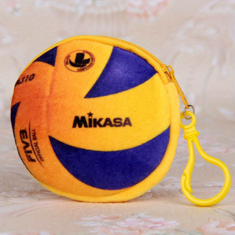 Fruit Volleyball Plush Coin Purse Bag Pendant