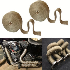 4FT Motorcycle Turbo Manifold Exhaust Wrap with Stainless Steel Ties
