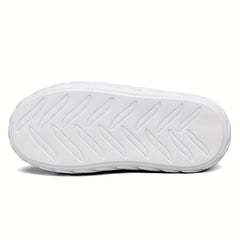 Men's Breathable Ripped Canvas Shoes Thick Bottom Walking Shoes