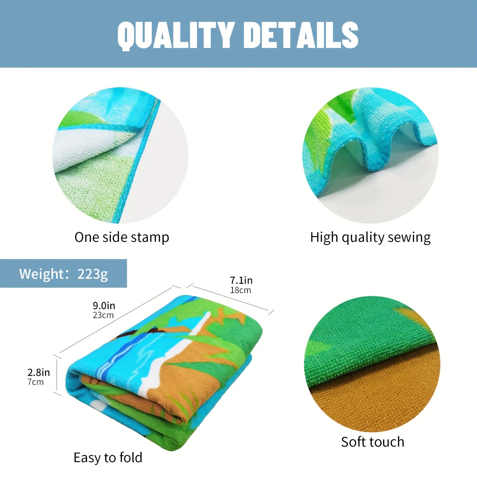 Mutao Microfiber Beach Towels Quick Drying Towel Swim Towel Soft Oversized