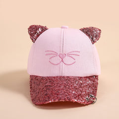Kids Unicorn Cat Ear Baseball Cap Sun Protection Hat