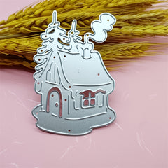Metal Cutting Dies Stencils for DIY Scrapbooking Christmas House Cards Making