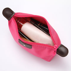 4pcs Colored Folded Dumpling Cosmetic Storage Wash Bag