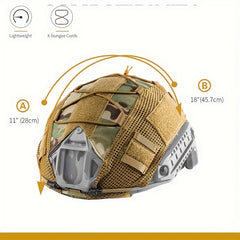 Camouflage Helmet Cover for Fast Helmet M L & Bump Helmet L XL