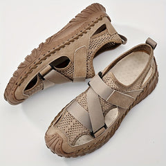Men's Slip on Sandals Durable Non Slip Outdoor Hiking Trekking Sandals