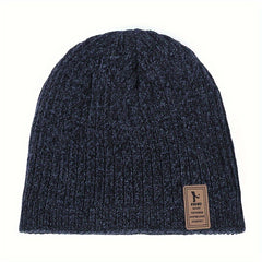 Winter Velvet Beanie Hat Knitted Hat Outdoor Cycling Coldproof Beanie Hat