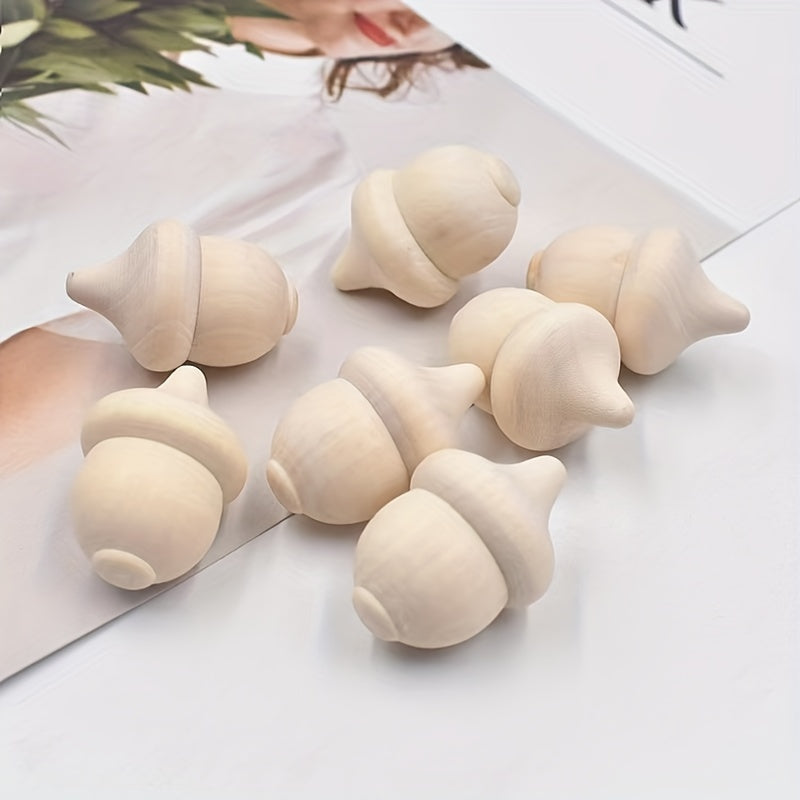 5 Wooden Fruit Ornaments for DIY Crafts & Home Decor