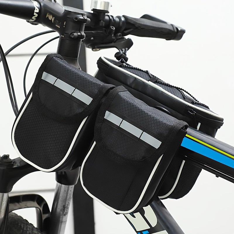 Waterproof Saddle Bag With Reflective Strips
