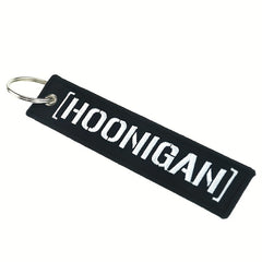 Racing Car Key Chain Embroidered Motorcycle Car Key Tag Gift Pendant