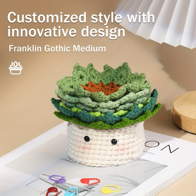 Crochet Material Package with English Instructions