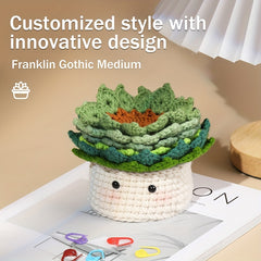 Crochet Material Package with English Instructions