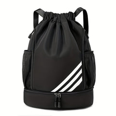 Large Capacity Drawstring Backpack for Sports