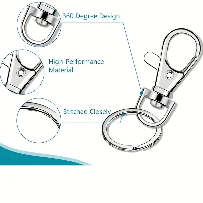 10pcs Swivel Clasps Set for DIY Necklace Bracelet Chain Supplies