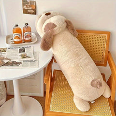Long Dog Shaped Pillow Puppy Plush Toy Halloween Decor