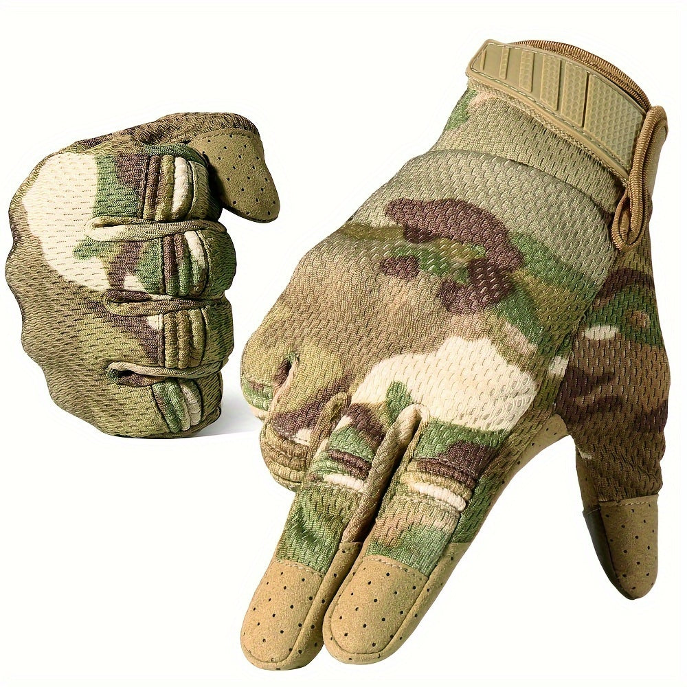 Touch Screen Full Finger Gloves for Outdoor Activities