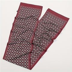 Men's Printed Twill Double Layer Scarf