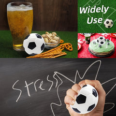 2pcs Mini Foam Sports Ball Squeezable Stress Soccer Ball